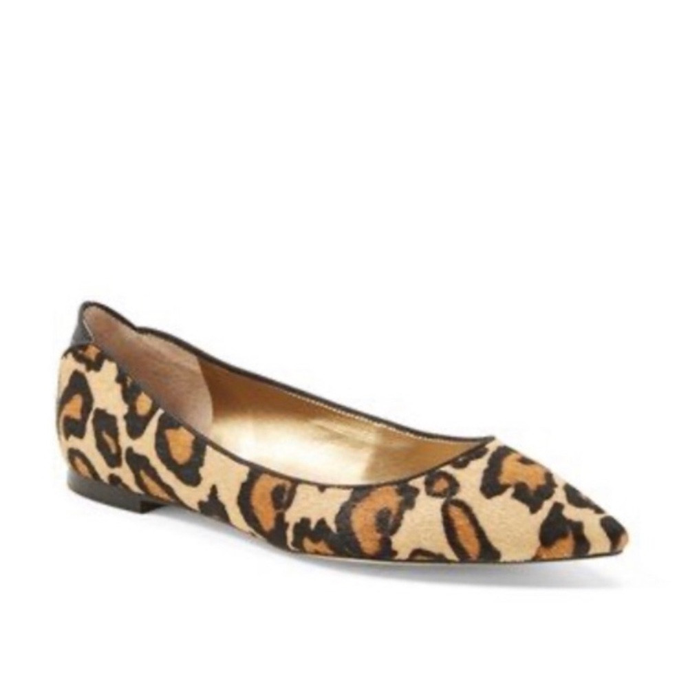 Leopard Cheetah Point Ballet Flats